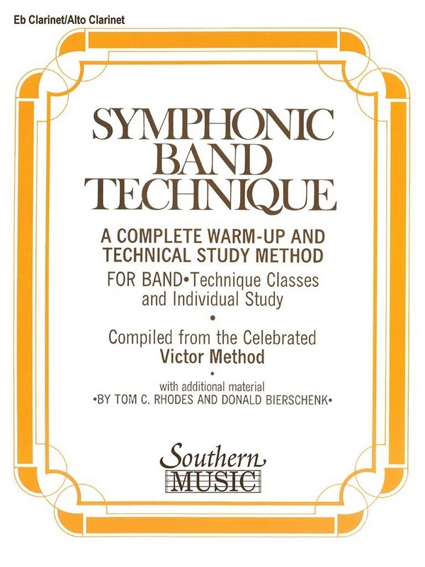 John Victor Symphonic Band Technique (Sbt)&nbsp;&nbsp;Alto Clarinet&nbsp;&nbsp;Stimme
