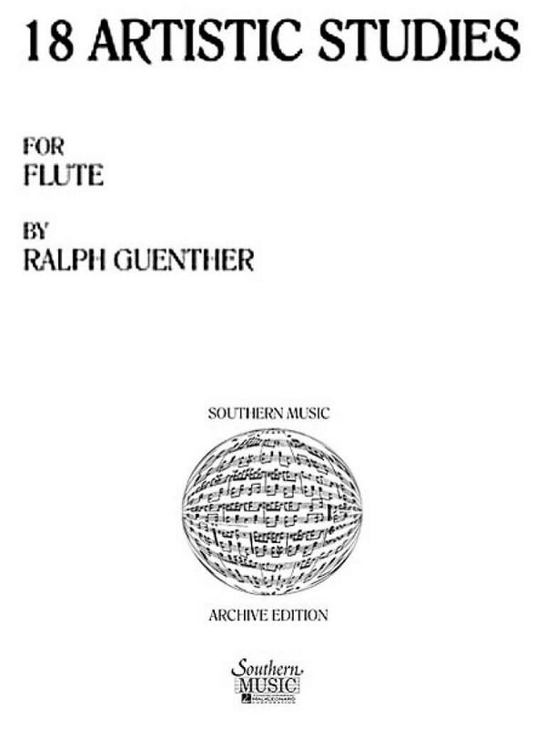 Ralph R. Guenther Eighteen (18) Artistic Studies&nbsp;&nbsp;Flute&nbsp;&nbsp;Buch