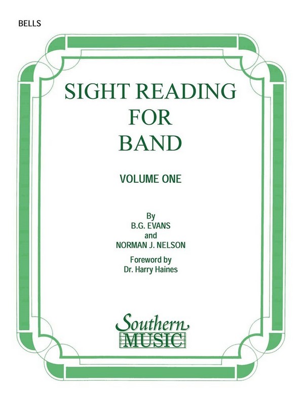 Billy Evans Sight Reading For Band Bk 1&nbsp;&nbsp;Bells&nbsp;&nbsp;Stimme
