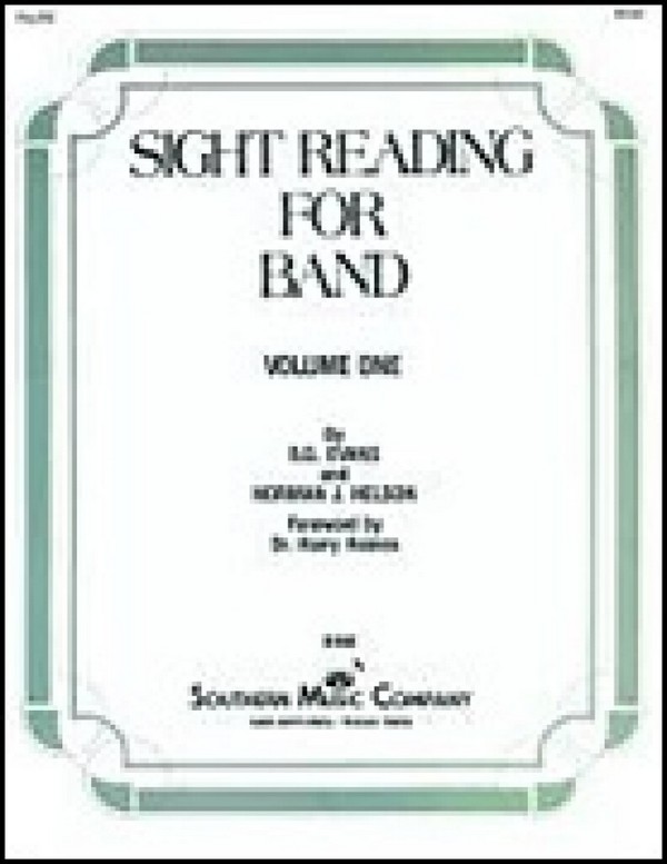 Billy Evans Sight Reading For Band, Bk. 1 (Srb1)&nbsp;&nbsp;Trumpet&nbsp;&nbsp;Stimme