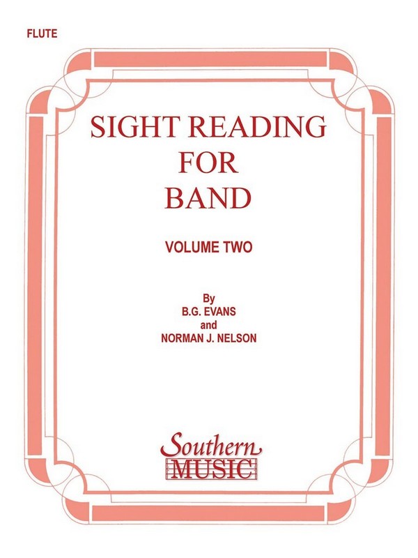 Billy Evans Sight Reading For Band Bk 2&nbsp;&nbsp;Flute&nbsp;&nbsp;Stimme