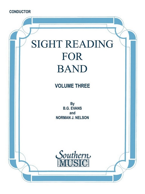 Billy Evans Sight Reading For Band, Bk. 3 (Srb3)&nbsp;&nbsp;Concert Band&nbsp;&nbsp;Partitur
