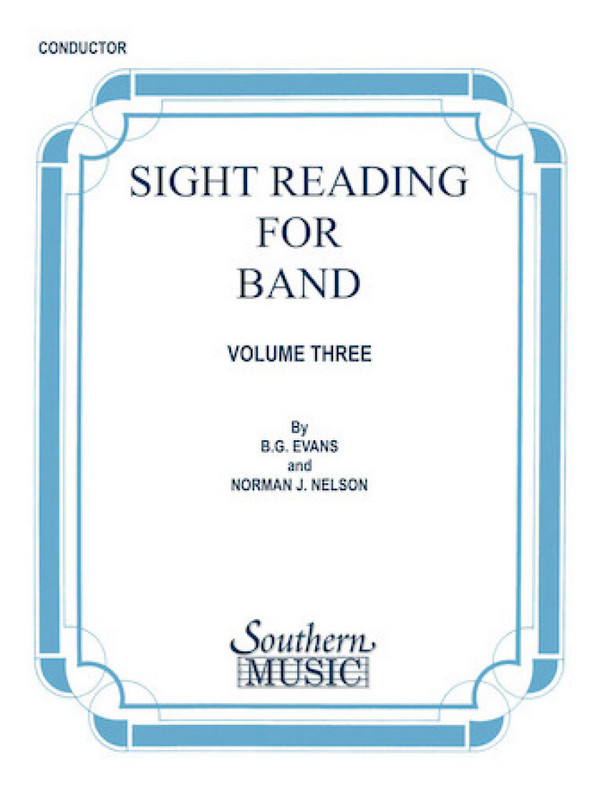 Billy Evans Sight Reading For Band, Bk. 3 (Srb3)&nbsp;&nbsp;Trumpet&nbsp;&nbsp;Stimme