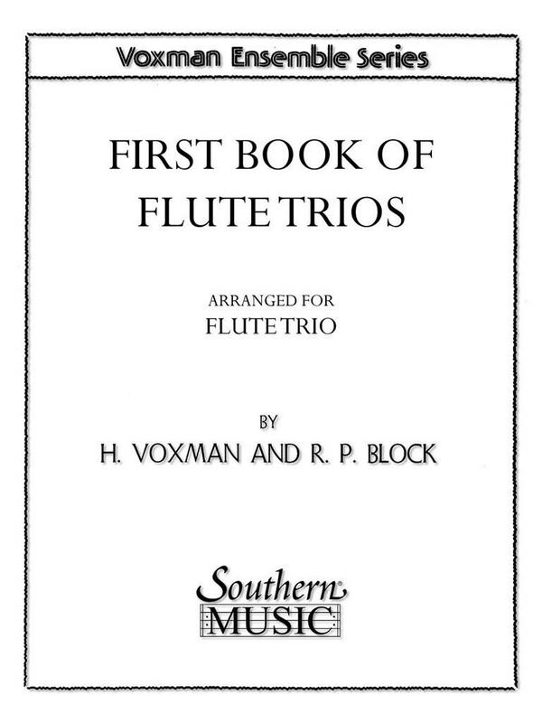 First (1St) Book Of Flute Trios&nbsp;&nbsp;3 Flutes&nbsp;&nbsp;Partitur