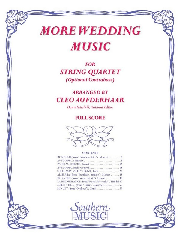 More Wedding Music&nbsp;&nbsp;Streichquartett&nbsp;&nbsp;Partitur
