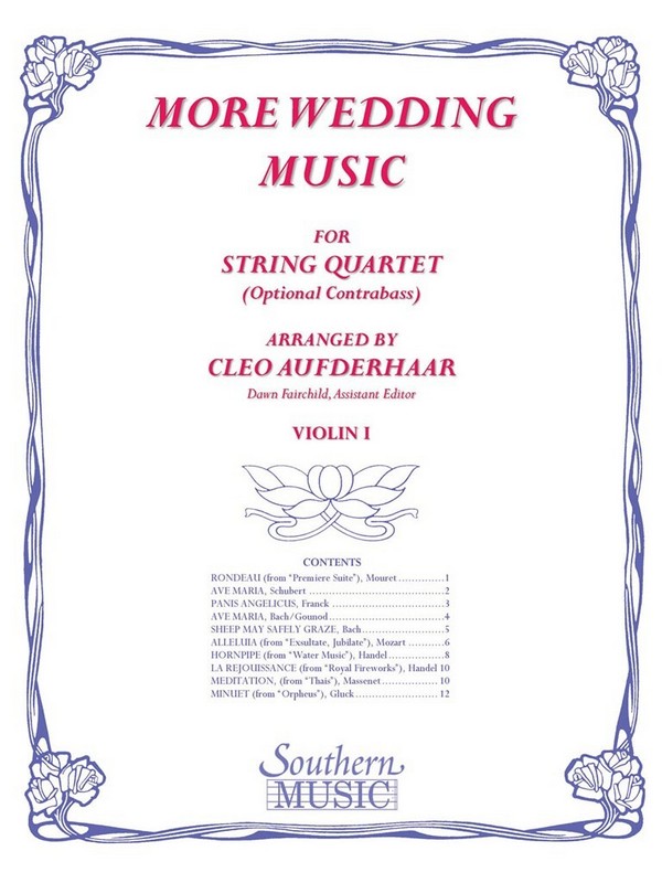 More Wedding Music&nbsp;&nbsp;Violin&nbsp;&nbsp;Stimme