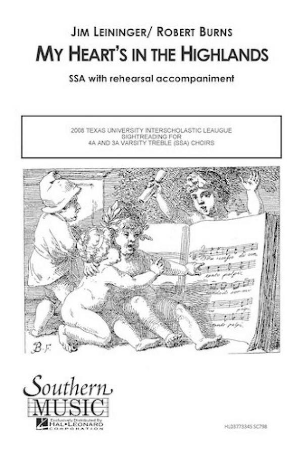 Jim Leininger My Heart's In The Highlands&nbsp;&nbsp;SAB&nbsp;&nbsp;Chorpartitur