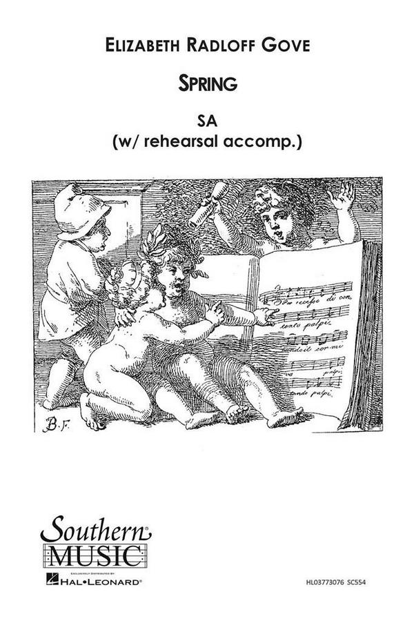 Elizabeth Gove Spring&nbsp;&nbsp;SA&nbsp;&nbsp;Chorpartitur