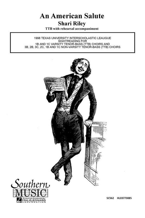 Shari Riley American Salute&nbsp;&nbsp;TTB&nbsp;&nbsp;Chorpartitur