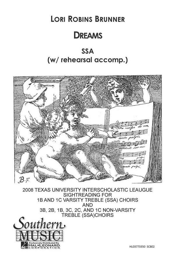 Lori Robins Brunner Dreams&nbsp;&nbsp;SSA&nbsp;&nbsp;Chorpartitur