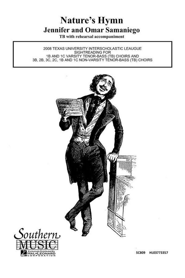 Omar Samaniego Nature's Hymn&nbsp;&nbsp;TB&nbsp;&nbsp;Chorpartitur