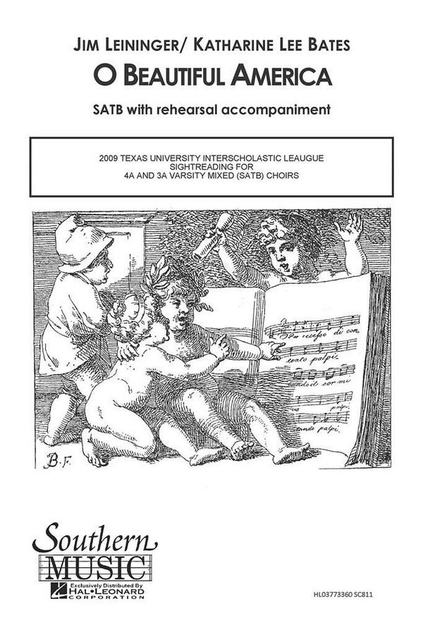 Jim Leininger O Beautiful America&nbsp;&nbsp;SATB&nbsp;&nbsp;Chorpartitur
