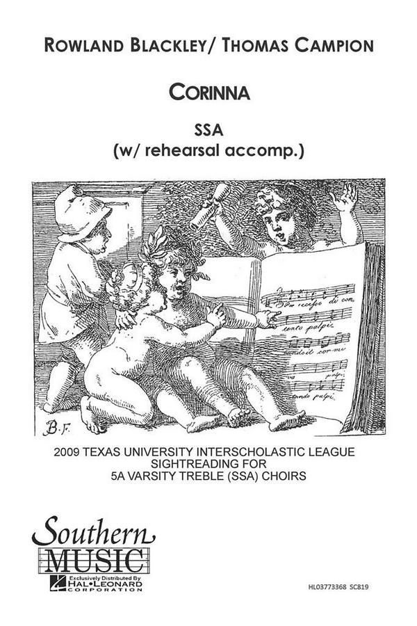 Rowland Blackley Corinna&nbsp;&nbsp;SSA&nbsp;&nbsp;Chorpartitur