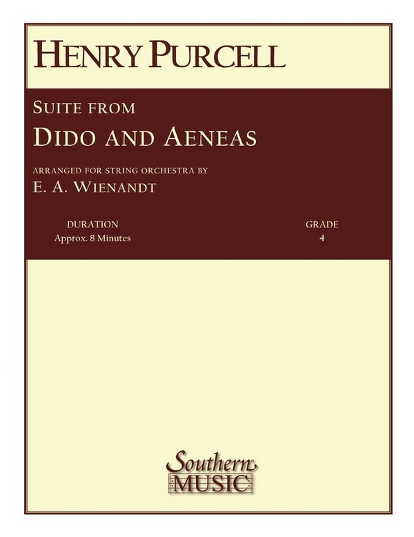 Suite from Dido and Aeneas&nbsp;&nbsp;for string orchestra&nbsp;&nbsp;score and parts