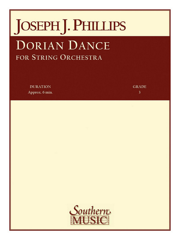 Joseph J. Phillips Dorian Dance&nbsp;&nbsp;Streichorchester&nbsp;&nbsp;Partitur