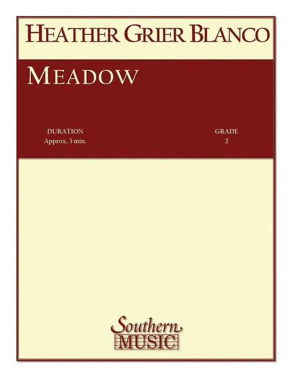 Heather Blanco Meadow&nbsp;&nbsp;Streichorchester&nbsp;&nbsp;Partitur + Stimmen