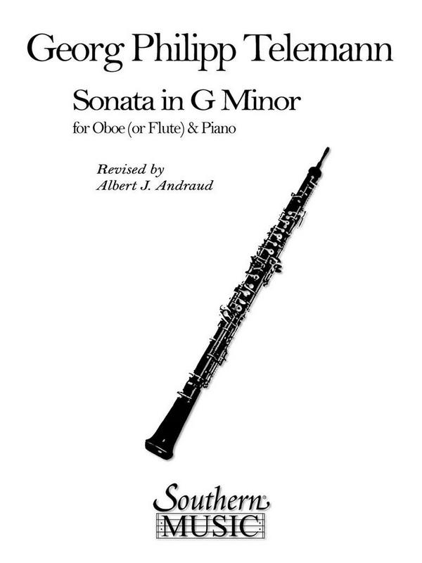 Georg Philipp Telemann Sonata In G Minor&nbsp;&nbsp;Oboe&nbsp;&nbsp;Buch