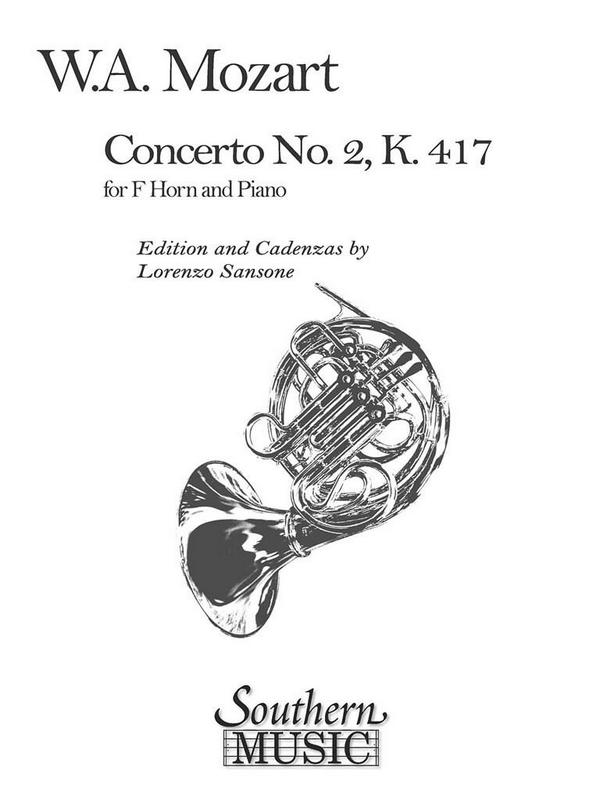 Wolfgang Amadeus Mozart Concerto No. 2, K417&nbsp;&nbsp;Horn&nbsp;&nbsp;Buch