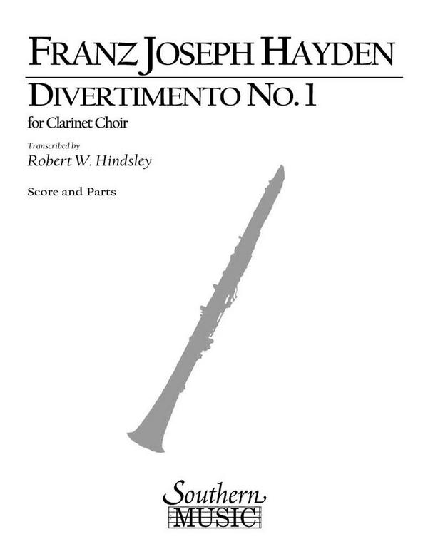 Franz Joseph Haydn Divertimento No 1&nbsp;&nbsp;Klarinettenchor&nbsp;&nbsp;Buch