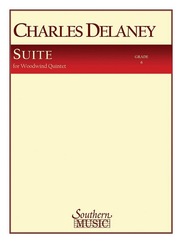 Charles Delaney Suite&nbsp;&nbsp;Woodwind Quintet&nbsp;&nbsp;Partitur