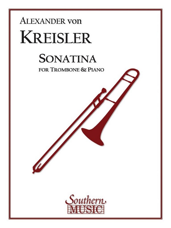 Alexander von Kreisler Sonatina  Posaune  Buch