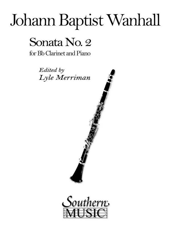 Johann Baptist Vanhal Sonata No. 2 (Archive)&nbsp;&nbsp;Clarinet&nbsp;&nbsp;Buch