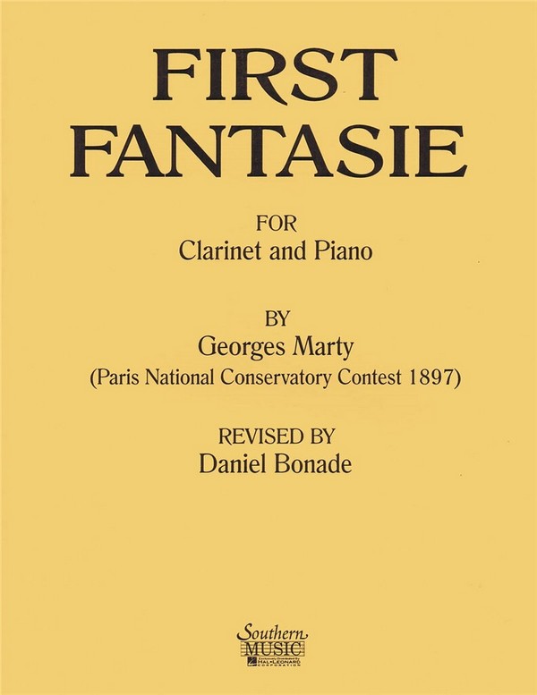 Georges Marty First (1St) Fantaisie (Fantasy) (Premier)&nbsp;&nbsp;Clarinet&nbsp;&nbsp;Buch