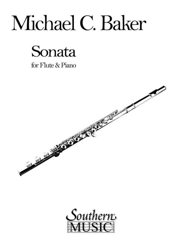 Michael Baker Sonata&nbsp;&nbsp;Flöte und Klavier&nbsp;&nbsp;Buch