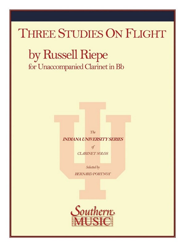 Russell Riepe Three (3) Studies On Flight&nbsp;&nbsp;Clarinet&nbsp;&nbsp;Buch