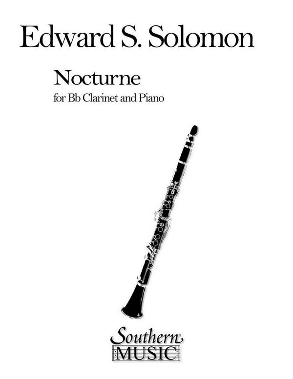 Edward Solomon Nocturne&nbsp;&nbsp;Clarinet&nbsp;&nbsp;Buch