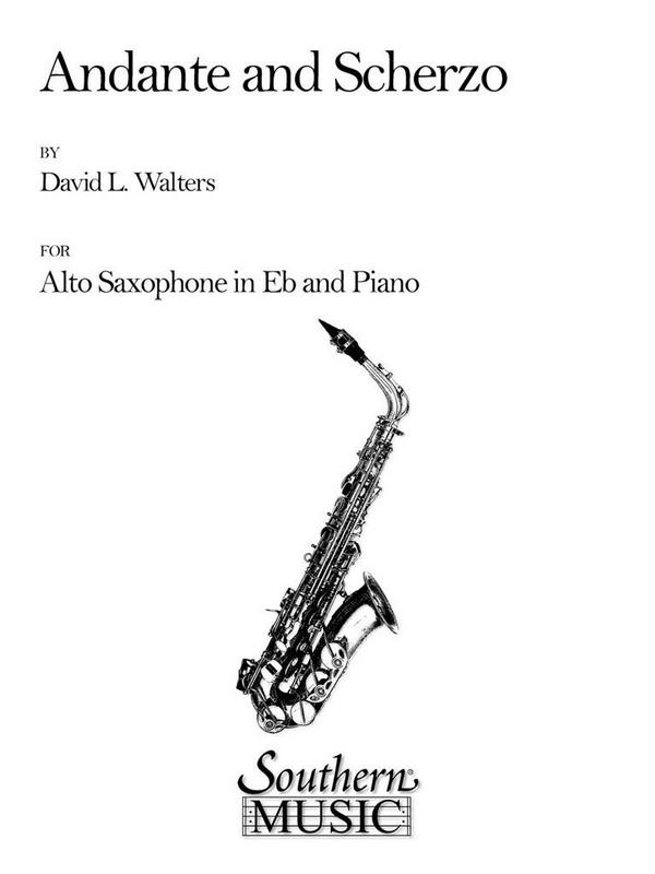 David Walters Andante And Scherzo&nbsp;&nbsp;Alto Saxophone&nbsp;&nbsp;Buch