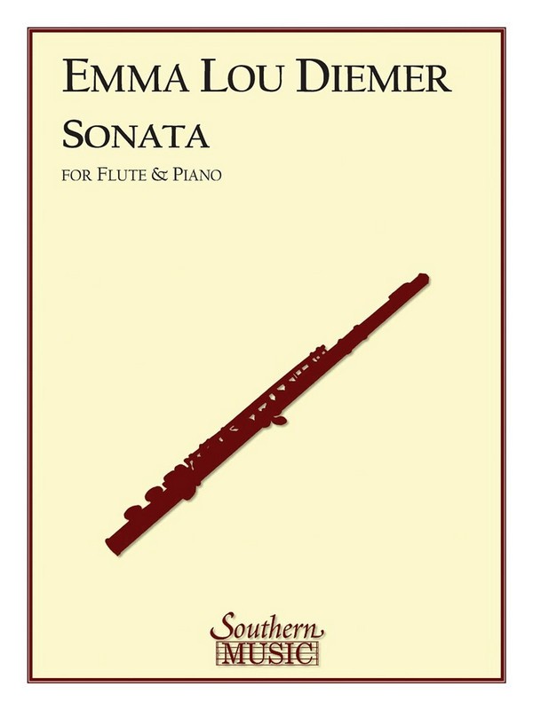 Emma Lou Diemer Sonata&nbsp;&nbsp;Flöte und Klavier&nbsp;&nbsp;Buch
