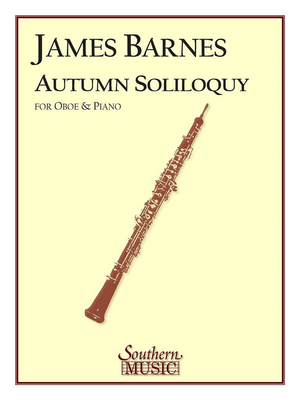James Barnes Autumn Soliloquy&nbsp;&nbsp;Oboe&nbsp;&nbsp;Buch