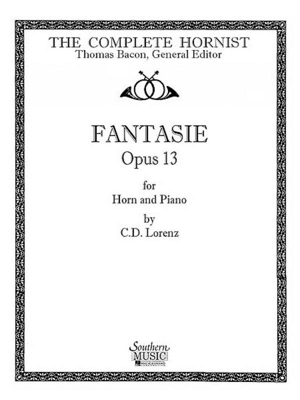Carl Daniel Lorenz Fantasie (Fantasy Fantaisie) Op 13&nbsp;&nbsp;Horn&nbsp;&nbsp;Buch