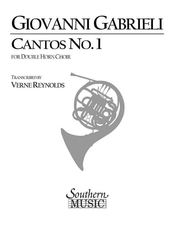 Cantos No. 1 (Archive)&nbsp;&nbsp;Horn Choir&nbsp;&nbsp;Partitur + Stimmen