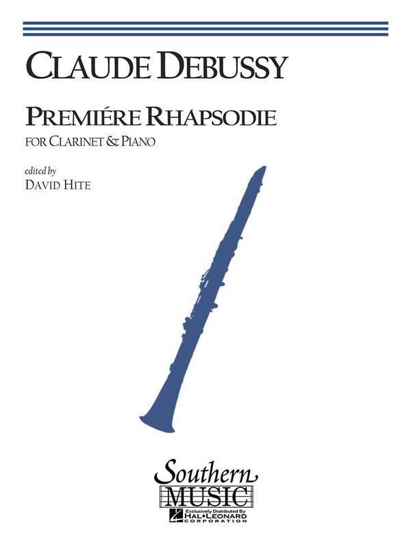 Claude Debussy Premiere (First 1St) Rhapsody (Rhapsodie)&nbsp;&nbsp;Clarinet&nbsp;&nbsp;Buch