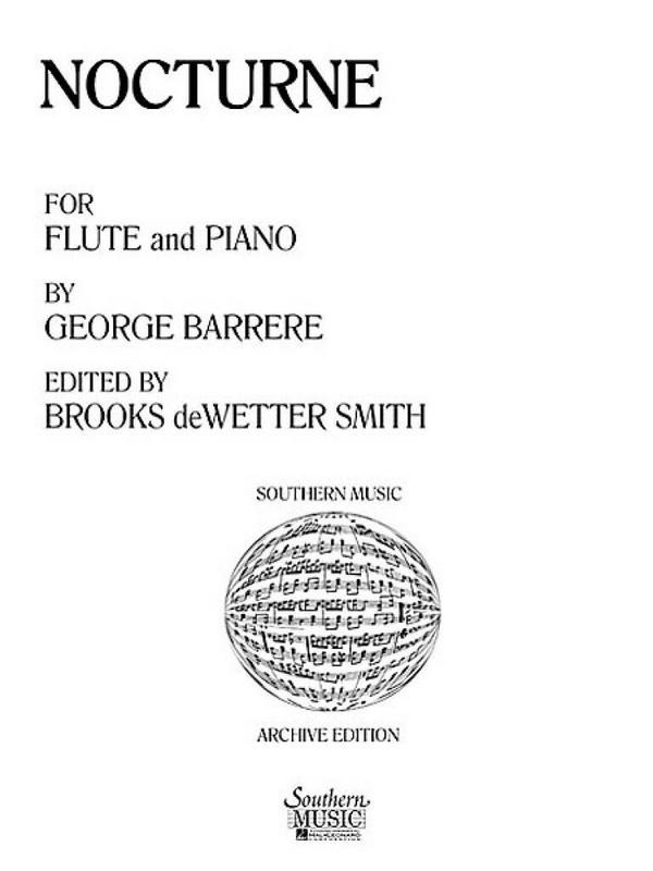 Georges Barrère Nocturne (Archive)&nbsp;&nbsp;Flöte und Klavier&nbsp;&nbsp;Buch
