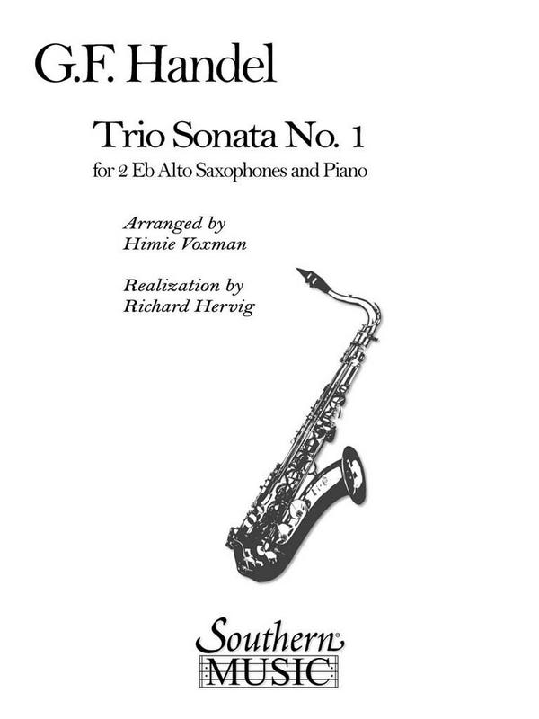 Georg Friedrich Händel Trio Sonata No. 1&nbsp;&nbsp;Sax Duet&nbsp;&nbsp;Buch