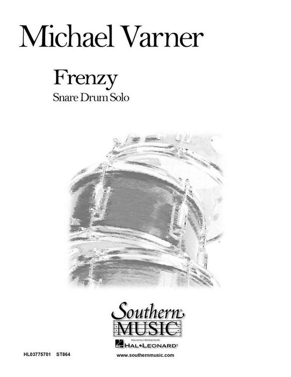 Michael Varner Frenzy&nbsp;&nbsp;Snare Drum&nbsp;&nbsp;Buch