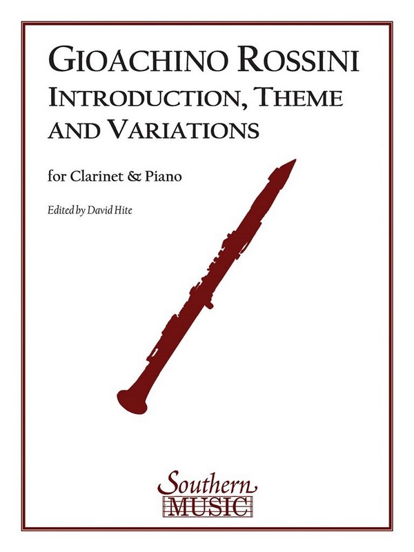 Introduction, Theme and Variations  for clarinet and piano  