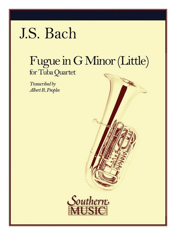 Johann Sebastian Bach Fugue In G Minor (Little)&nbsp;&nbsp;Tubaquartett&nbsp;&nbsp;Partitur + Stimmen