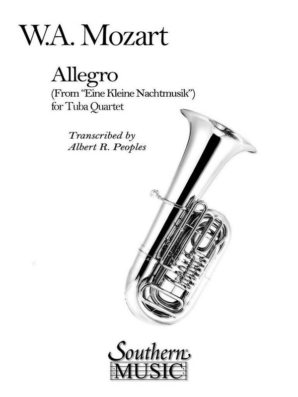 Wolfgang Amadeus Mozart Allegro (From Eine Kleine Nachtmusik)&nbsp;&nbsp;2 Euphoniums and 2 Tubas&nbsp;&nbsp;Partitur