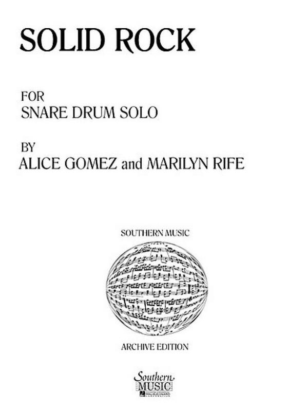 Alice Gomez Solid Rock  Snare Drum  Buch