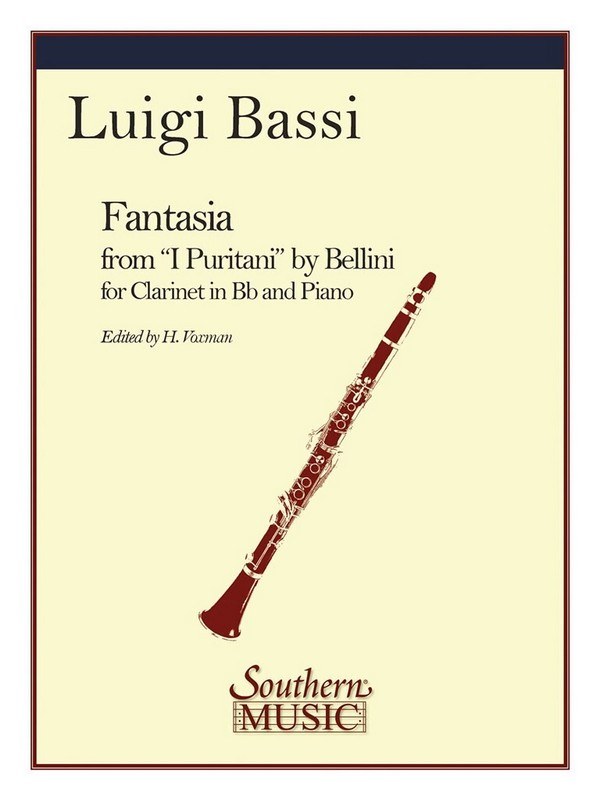 Luigi Bassi_Vincenzo Bellini Fantasia From I Puritani&nbsp;&nbsp;Clarinet&nbsp;&nbsp;Buch
