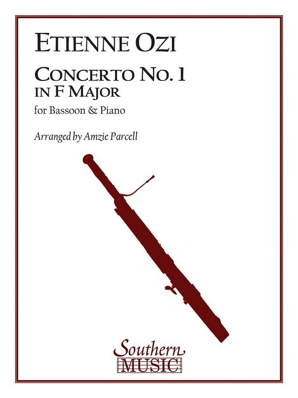 Etienne Ozi Concerto No 1 In F Major&nbsp;&nbsp;Fagott&nbsp;&nbsp;Buch