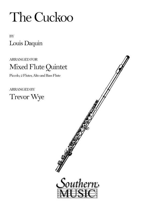 Louis D'Aquin The Cuckoo&nbsp;&nbsp;5 Flutes&nbsp;&nbsp;Partitur