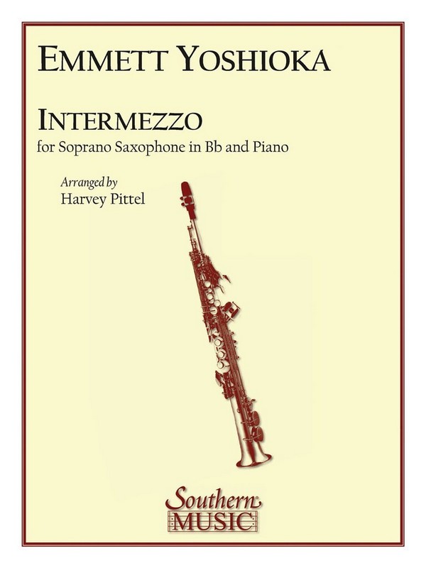 Emmett Yoshioka Intermezzo&nbsp;&nbsp;Soprano Saxophone&nbsp;&nbsp;Buch