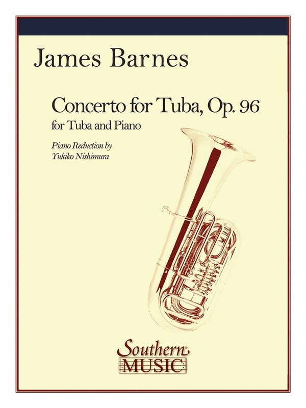 James Barnes Concerto For Tuba&nbsp;&nbsp;Tuba&nbsp;&nbsp;Buch