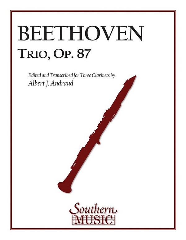 Ludwig van Beethoven Trio, Op. 87&nbsp;&nbsp;Klarinettentrio&nbsp;&nbsp;Buch