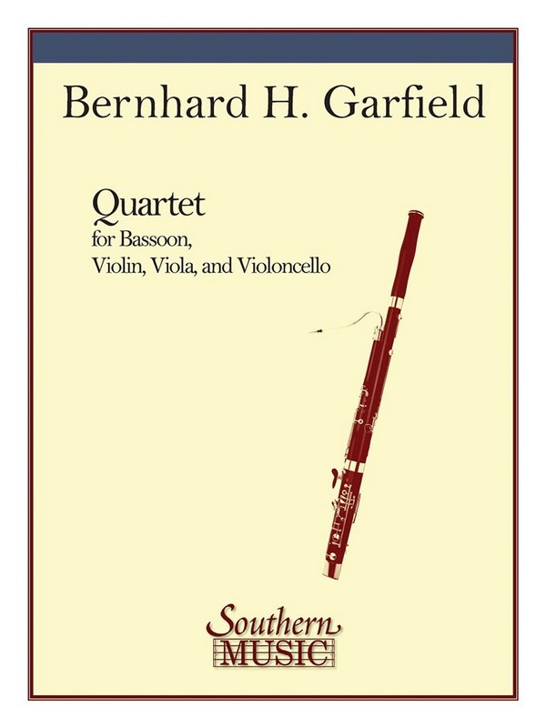 Quartet &nbsp;&nbsp;for bassoon and string trio&nbsp;&nbsp;score and parts